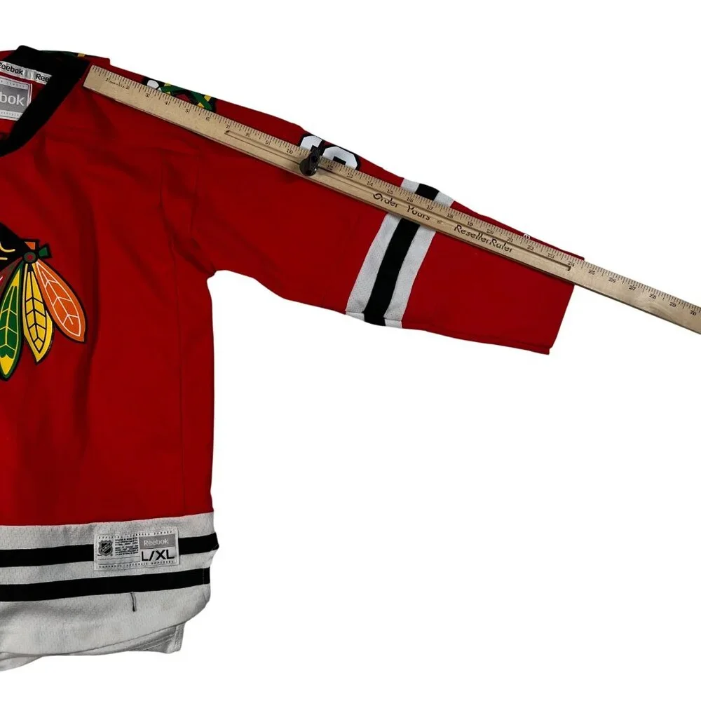 Reebok Chicago Blackhawks NHL Andrew Shaw #65 Red Jersey Youth Sz L/XL - Picture 6 of 12